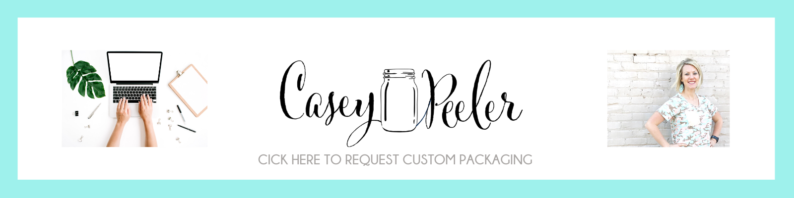 Custom packaging option from Casey Peeler writing accountability