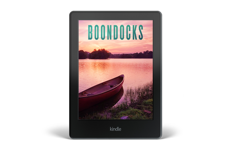 Image of Casey Peeler's Boondocks, Young Adult Romance, Boat on lake at dusk